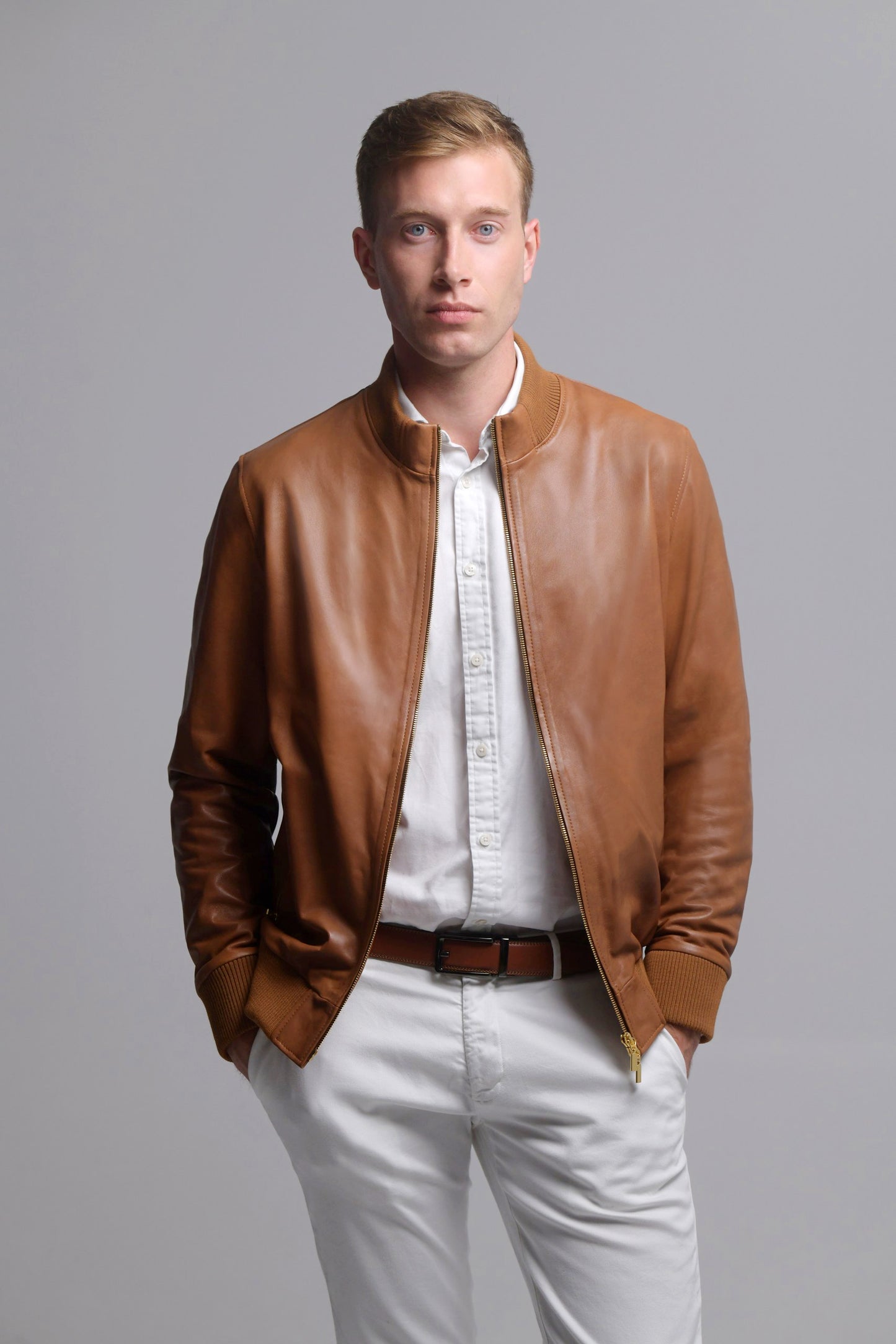 The Bomber - cognac