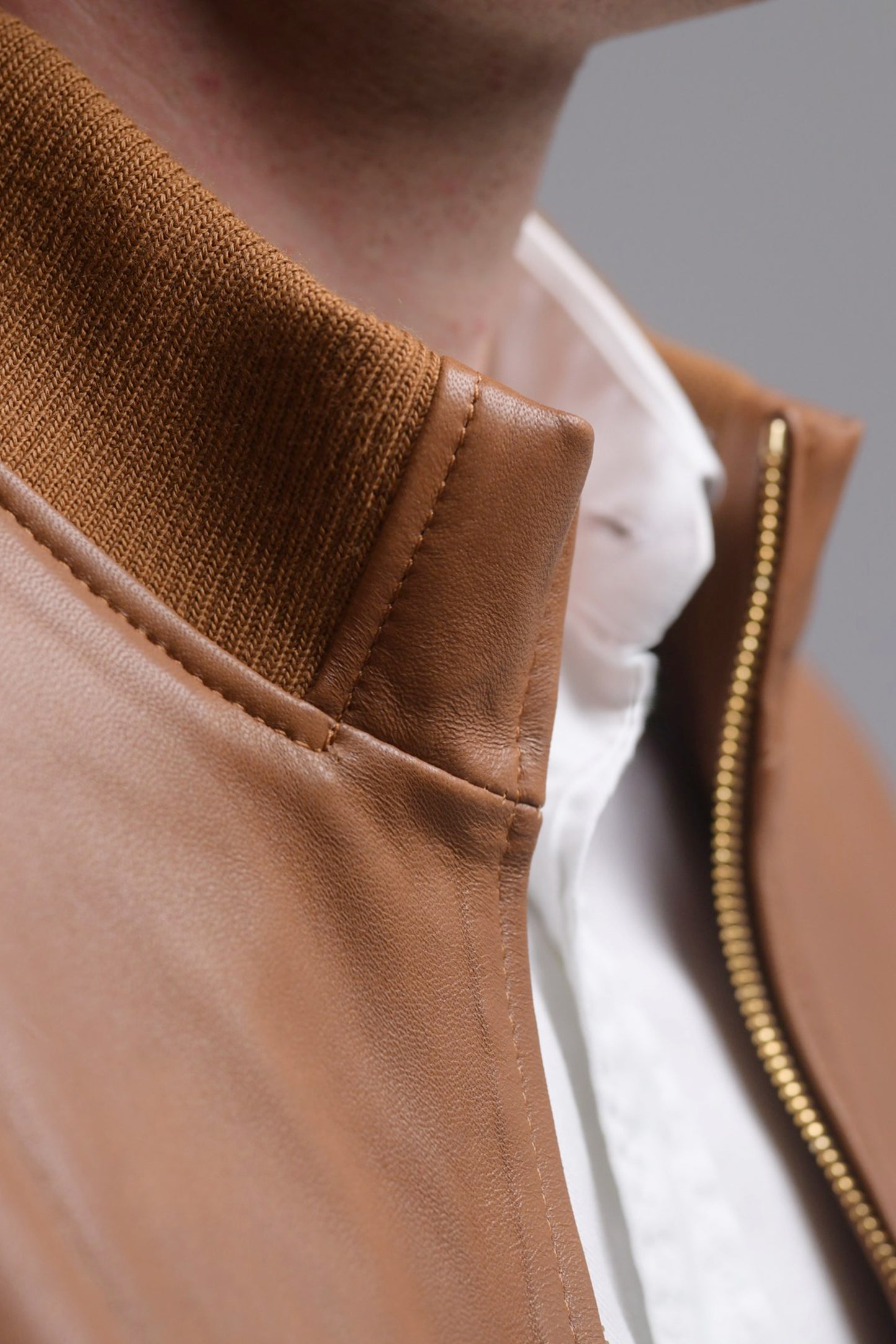 The Bomber - cognac